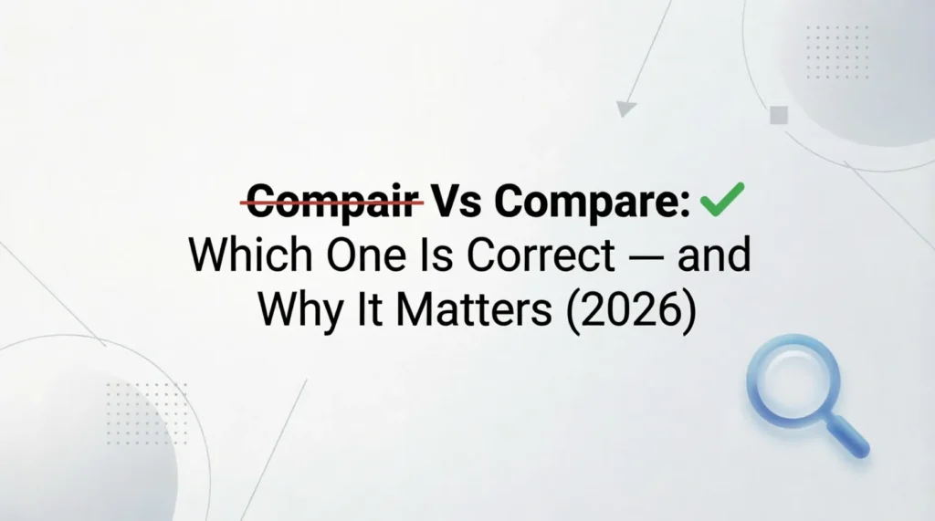 compair vs compare