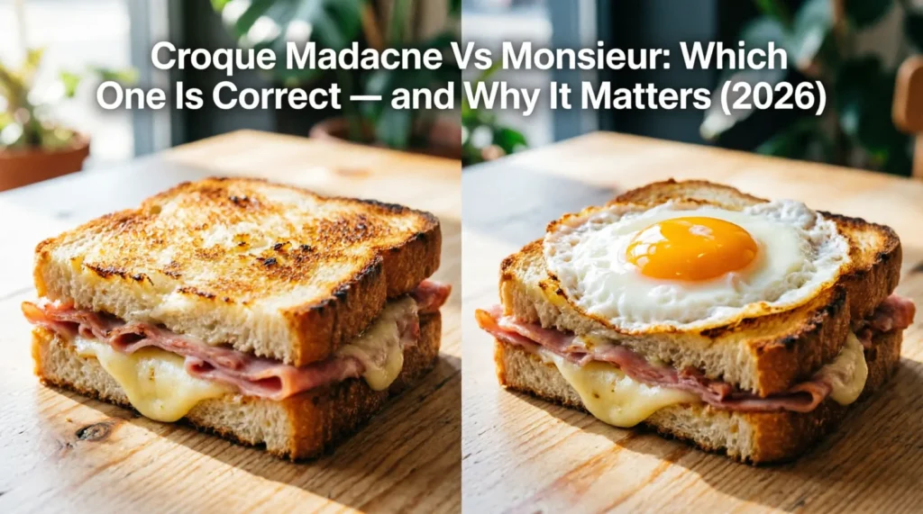 croque madame vs monsieur