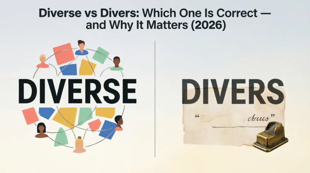 diverse vs divers