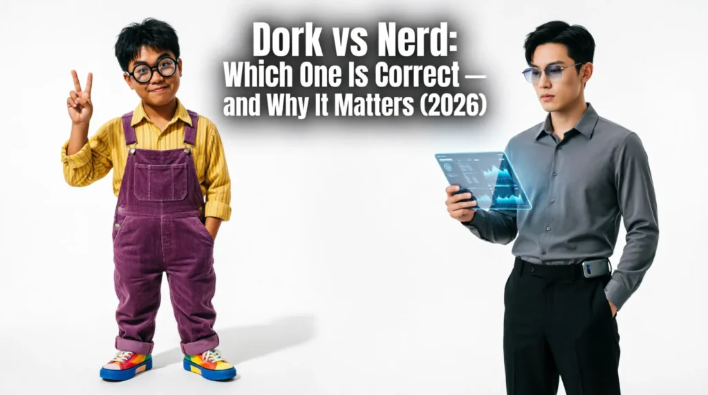 dork vs nerd