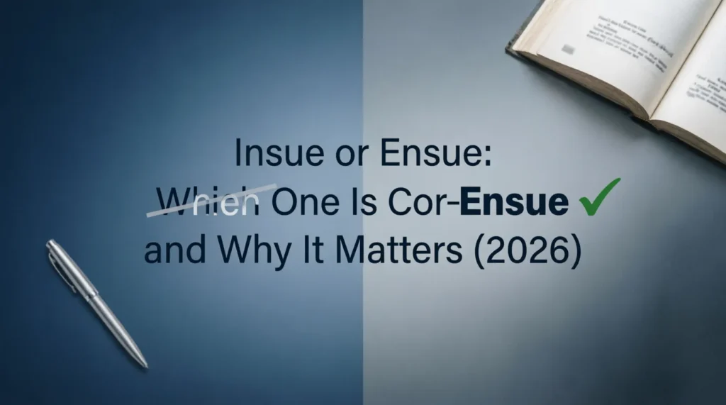 insue or ensue