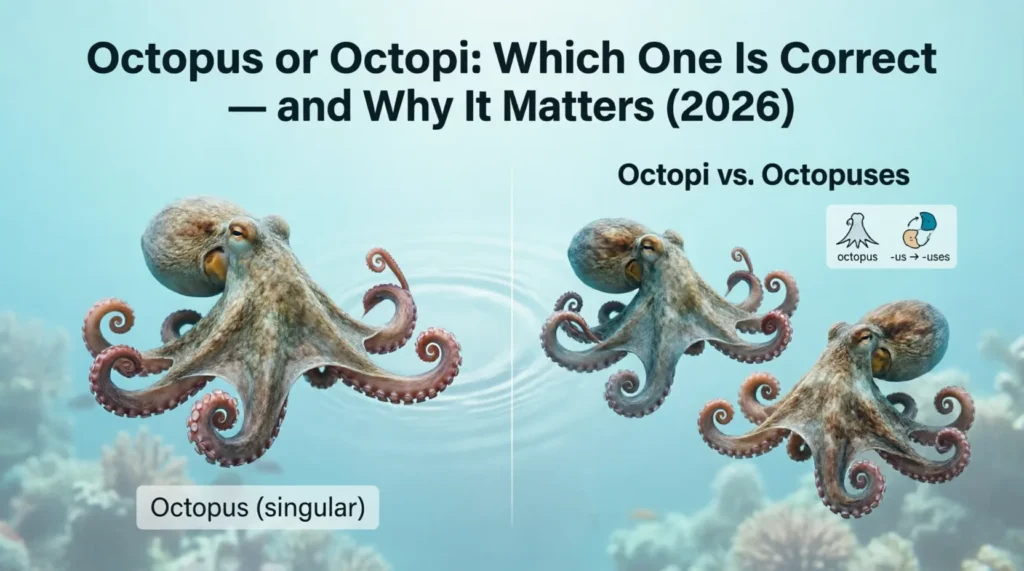 octopus or octopi