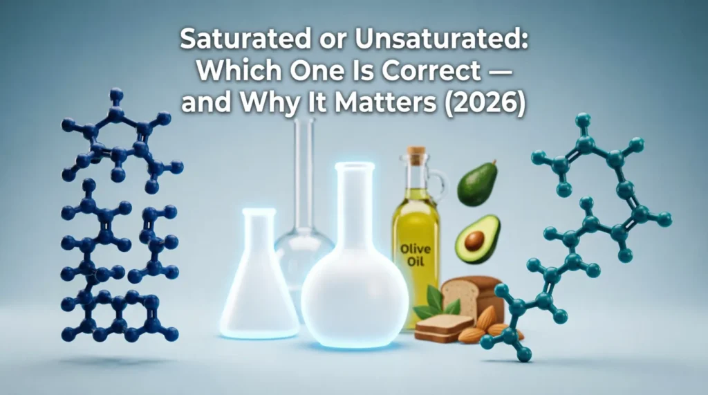 saturated or unsaturated