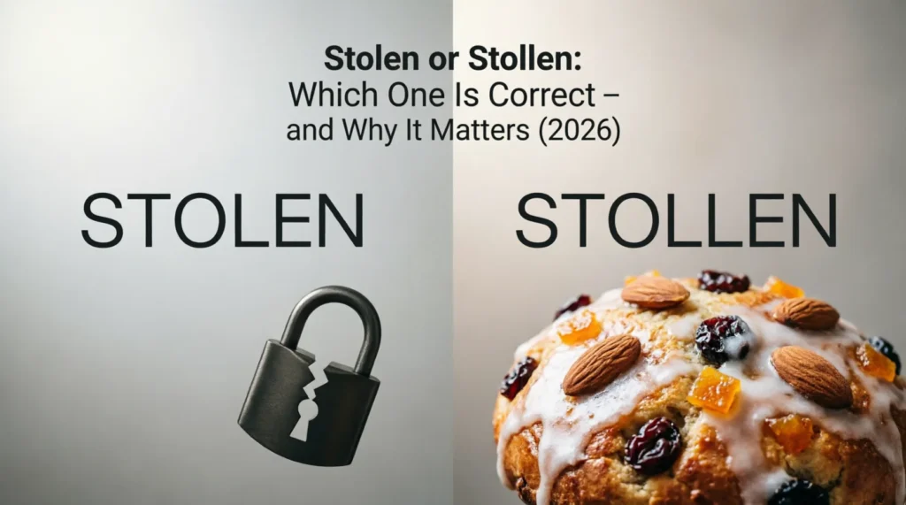 stolen or stollen