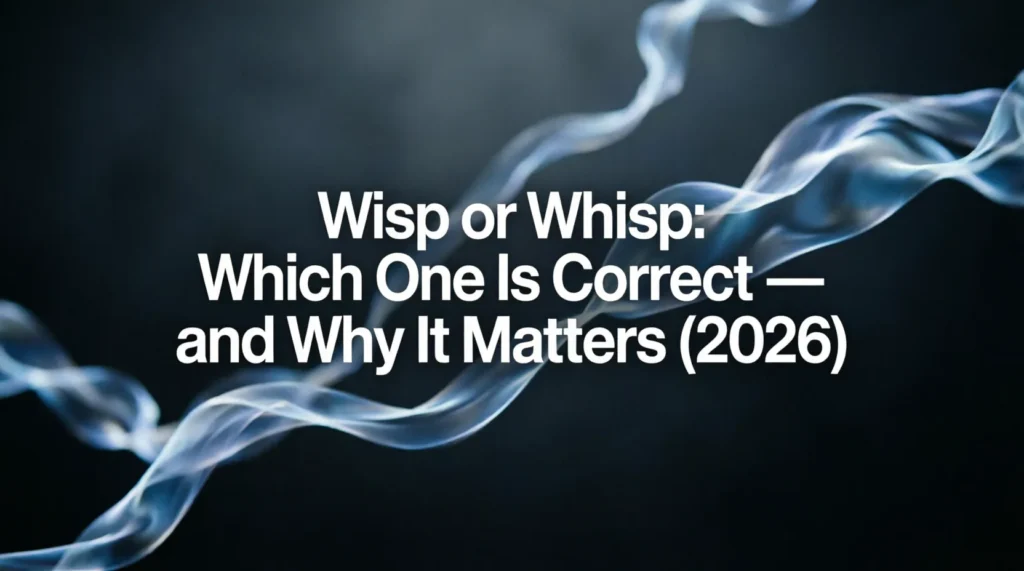 wisp or whisp
