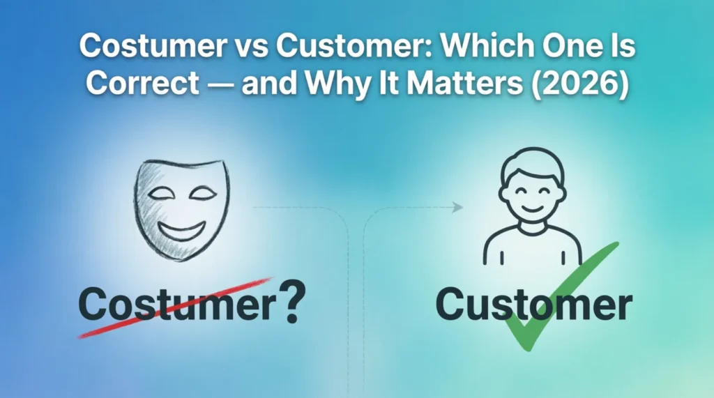 costumer vs customer