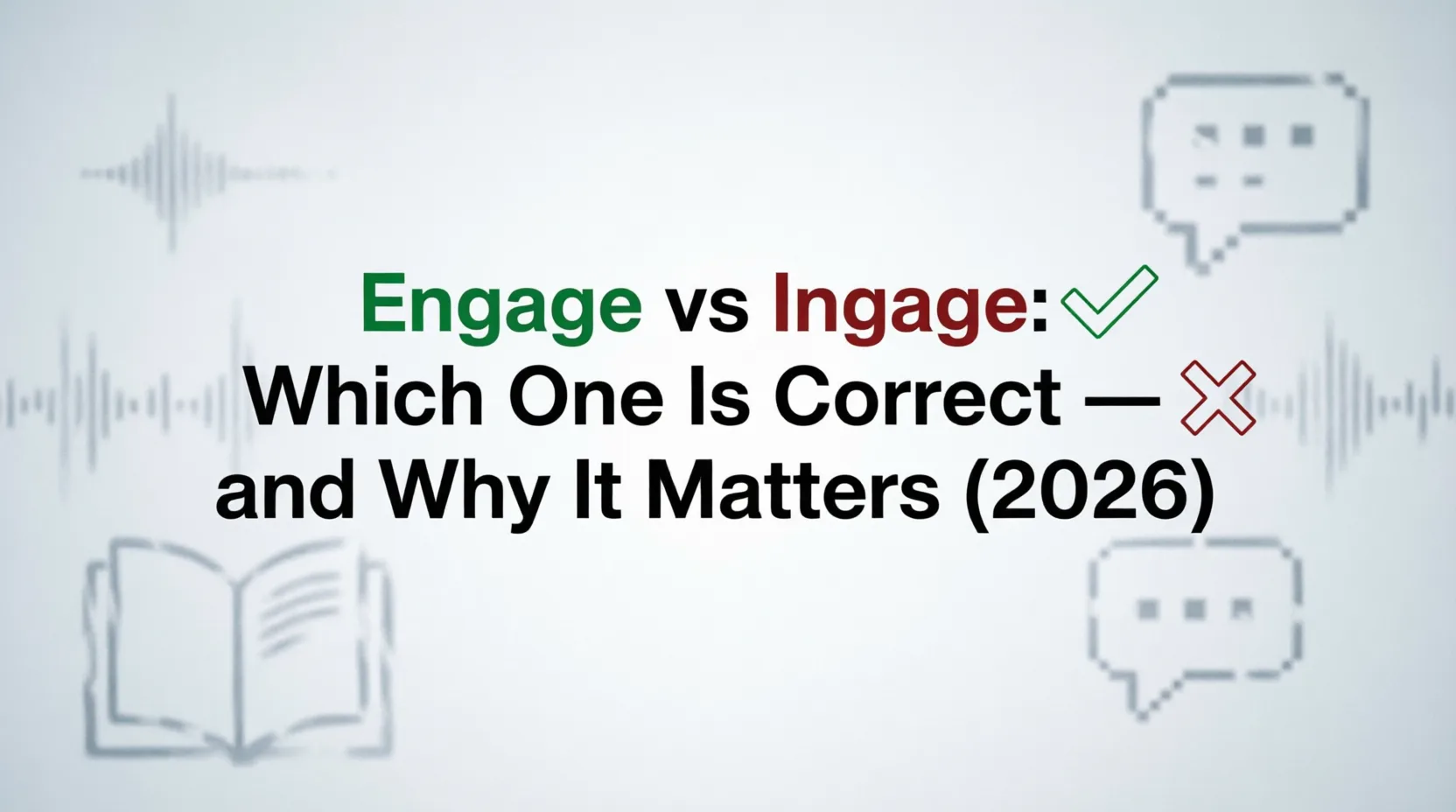 Engage vs Ingage: Which One Is Correct — and Why It Matters (2026) engage vs ingage