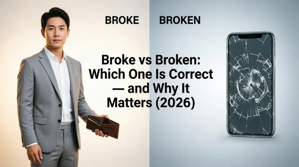 broke vs broken