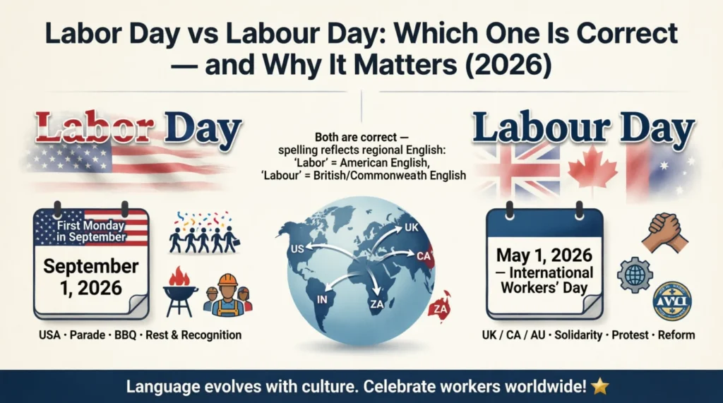 labor day vs labour day