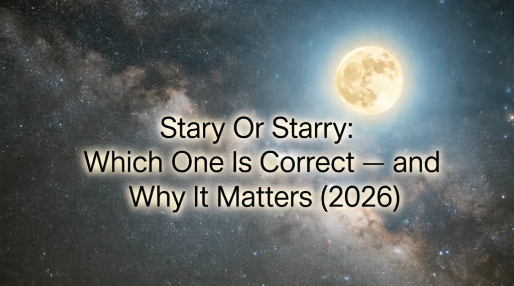 stary or starry