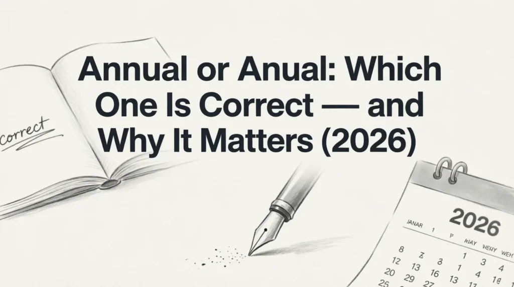 annual or anual