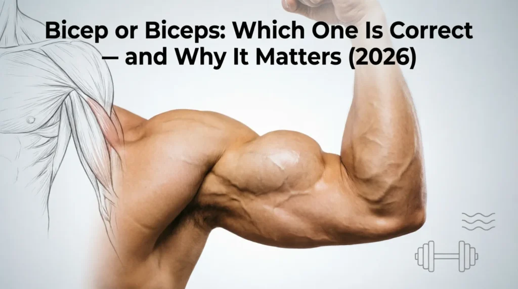bicep or biceps