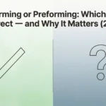 performing or preforming