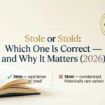 stole or stold