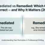 Remediated vs Remedied