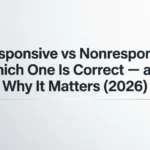 unresponsive vs nonresponsive