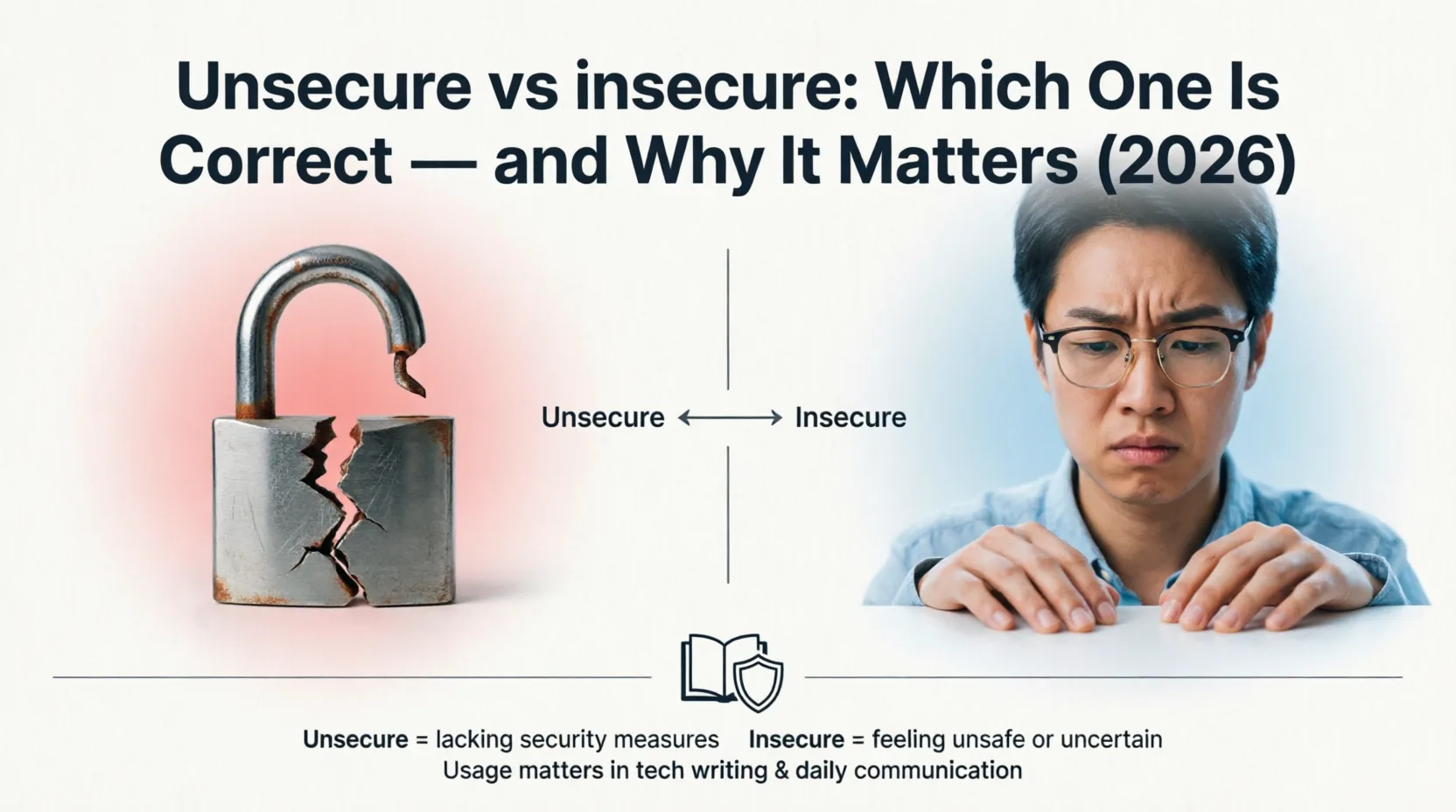 Unsecure vs insecure: Which One Is Correct — and Why It Matters (2026) unsecure vs insecure