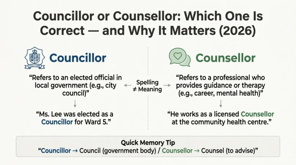 councillor or counsellor