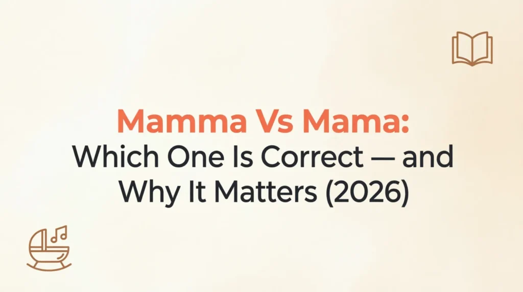 mamma vs mama