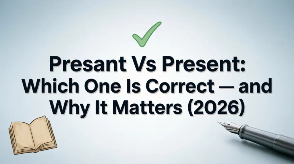 presant vs present