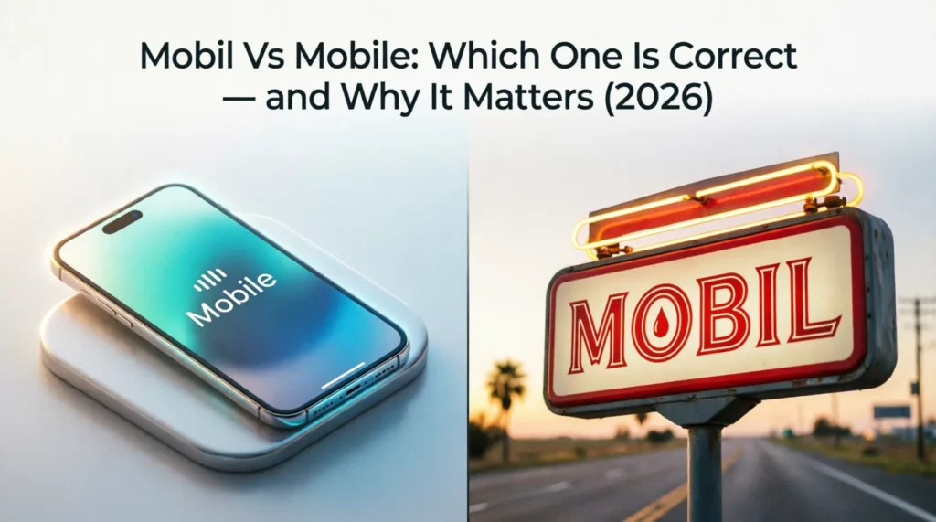 mobil vs mobile