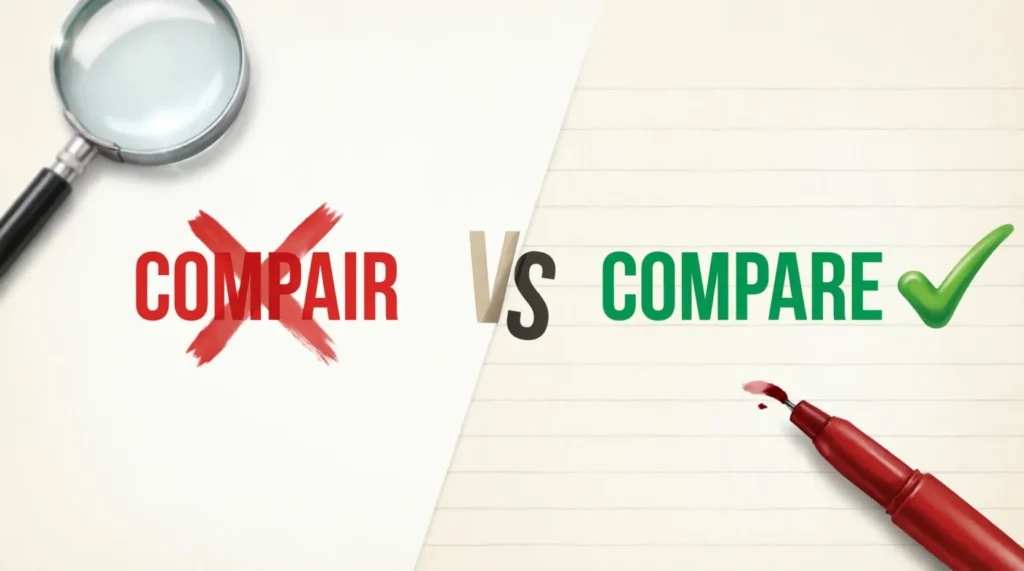 compair vs compare