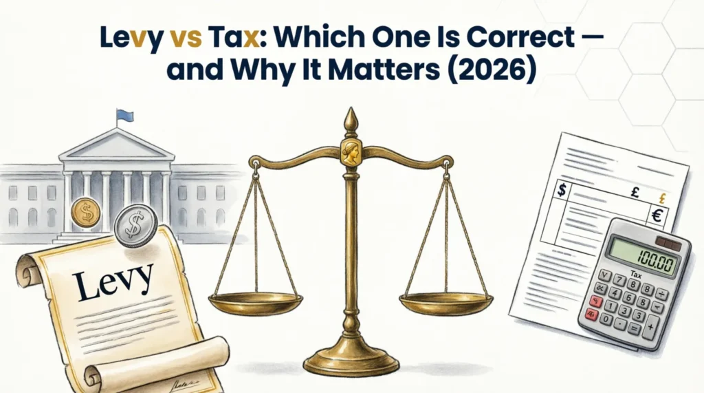 Levy vs Tax