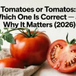 Tomatoes or Tomatos: Which One Is Correct — and Why It Matters (2026) tomatoes or tomatos