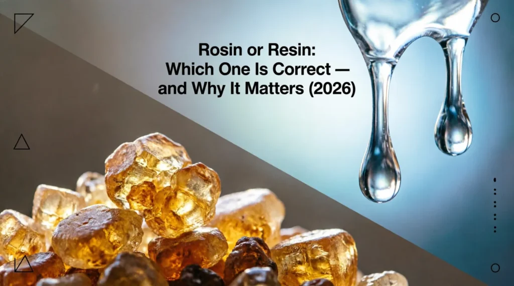 rosin or resin