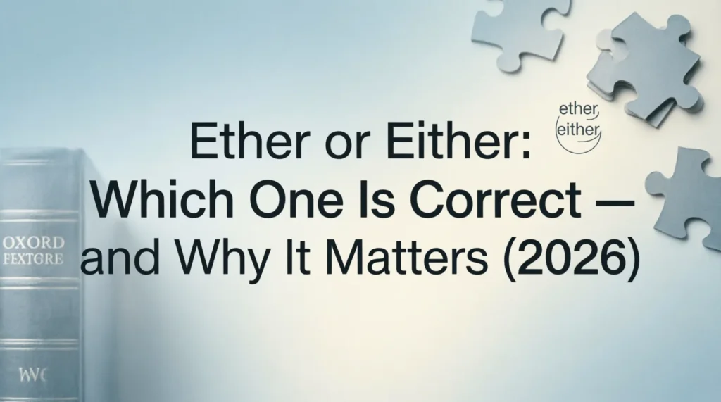 ether or either