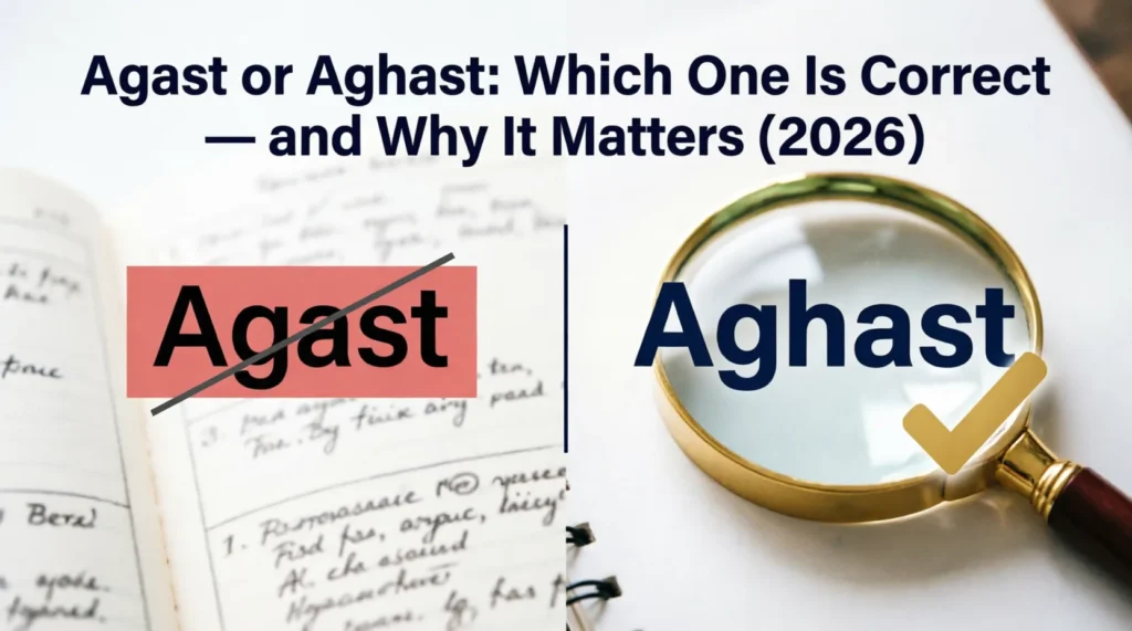 agast or aghast