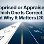 Apprised or Appraised: Which One Is Correct — and Why It Matters (2026) apprised or appraised