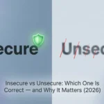insecure vs unsecure