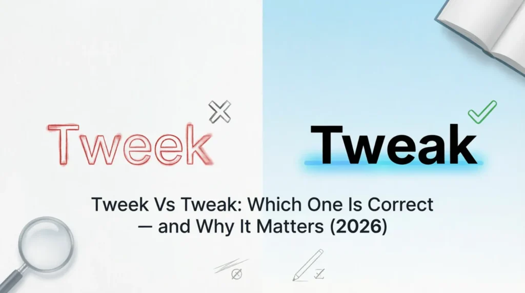 tweek vs tweak