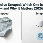 scrapped vs scraped