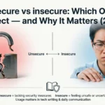 Unsecure vs insecure: Which One Is Correct — and Why It Matters (2026) unsecure vs insecure