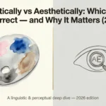 Esthetically vs Aesthetically: Which One Is Correct — and Why It Matters (2026) esthetically vs aesthetically