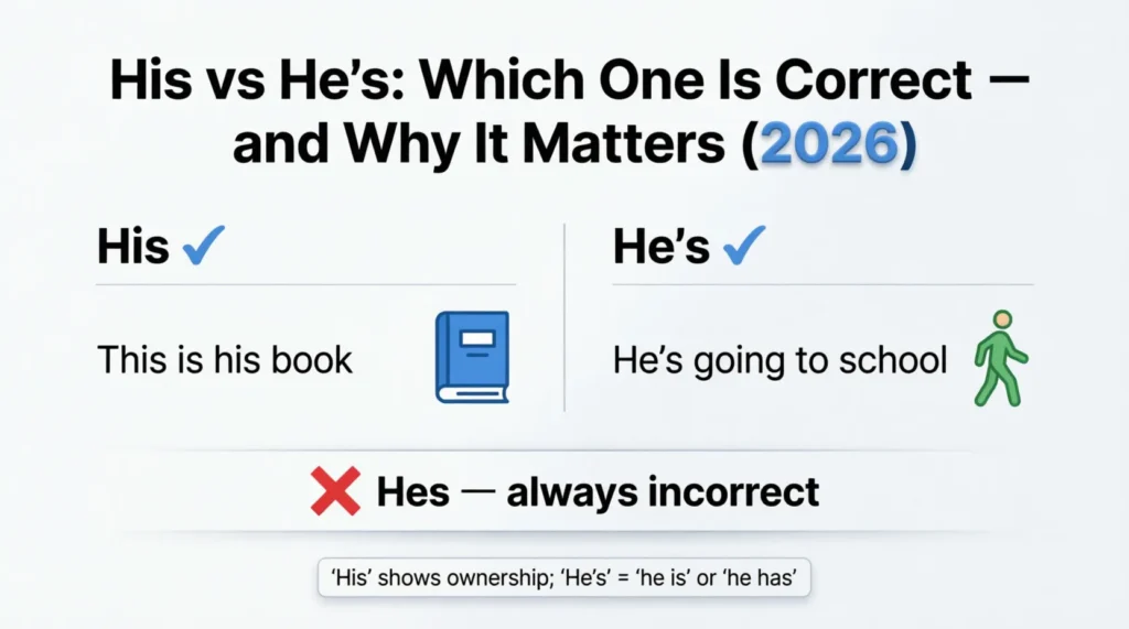 his vs hes