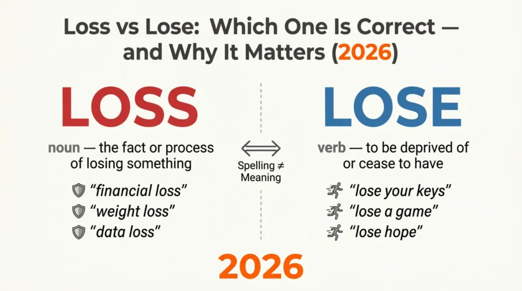 loss vs lose