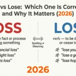loss vs lose