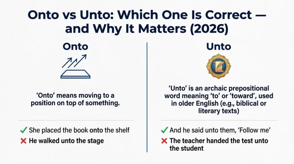 onto vs unto