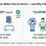 Cloth vs Clothe: Which One Is Correct — and Why It Matters (2026) cloth vs clothe