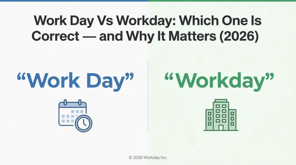 work day vs workday