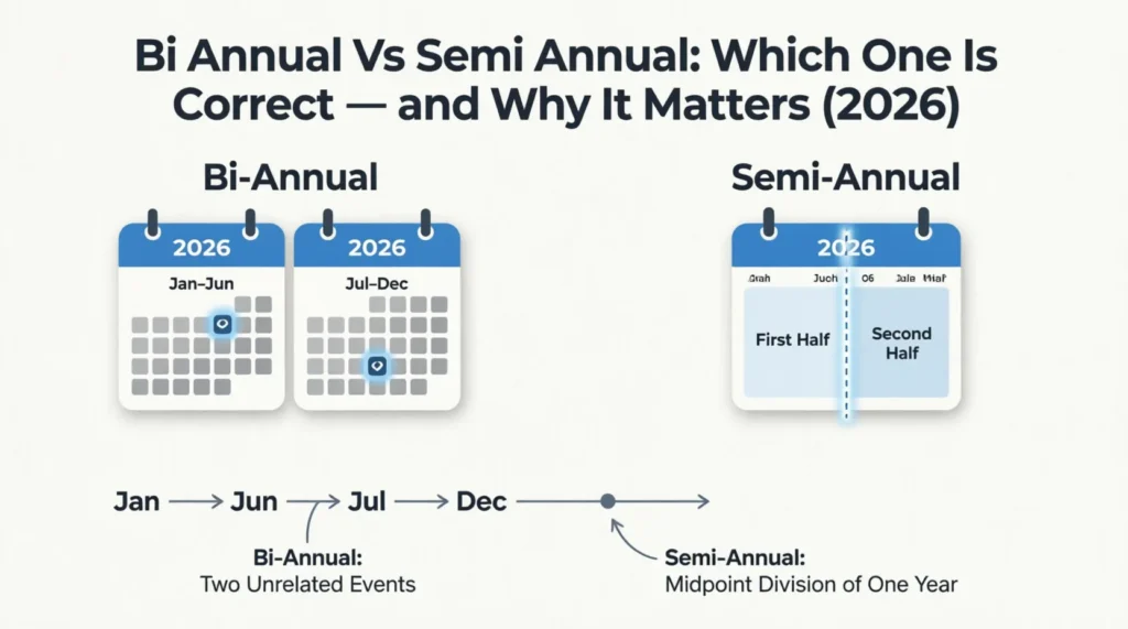 bi annual vs semi annual