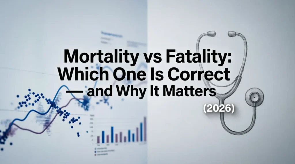 mortality vs fatality