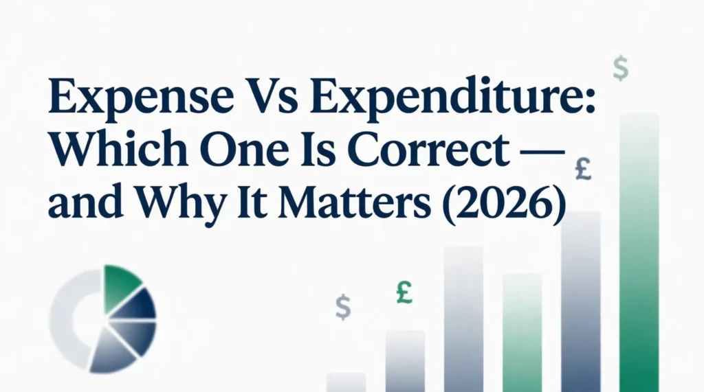 expense vs expenditure